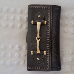 Authentic Gucci Limited Front Horsebit Wallet Black